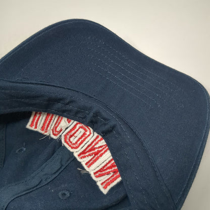 UConn Huskies NCAA Blue One Size Cap Adjustable Slideback Strap Embroidered Hat