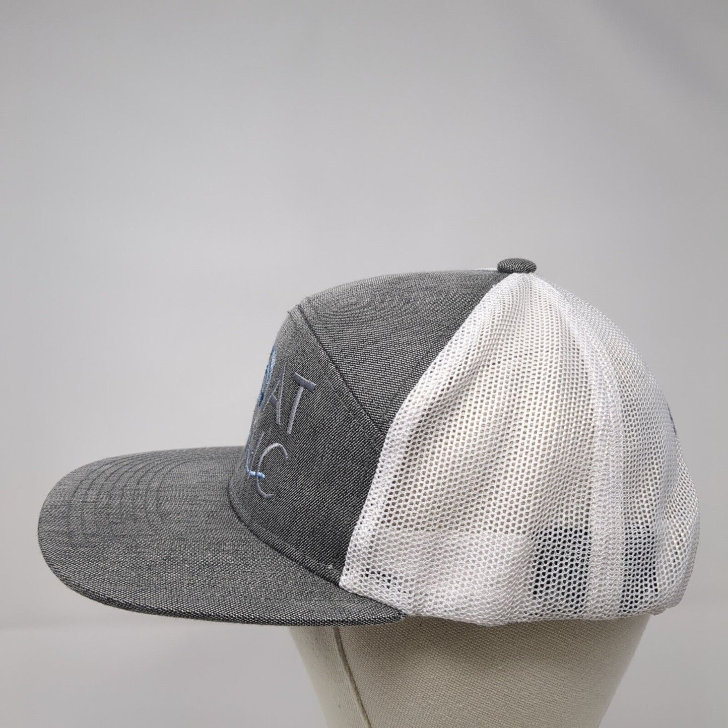 Float Magic Stay Salty Snapback Trucker Hat Gray OS Adjustable Pacific Headwear