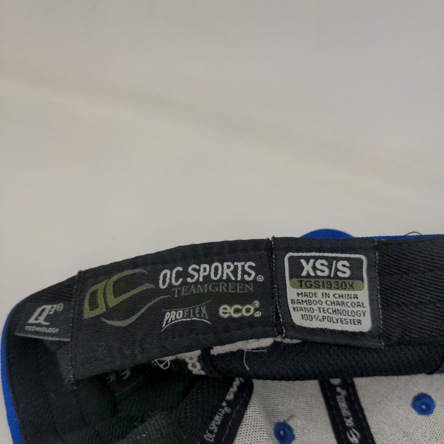 OC Sports Men's Fitted Hat Blue XS-S Embroidered B Cougars Proflex
