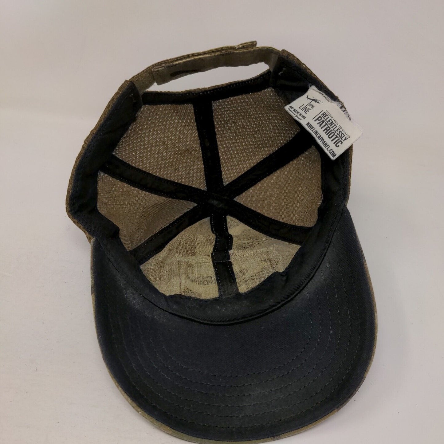 Texas Flag Strapback Trucker Hat Camouflage OS Embroidered Patriotic Nine Line