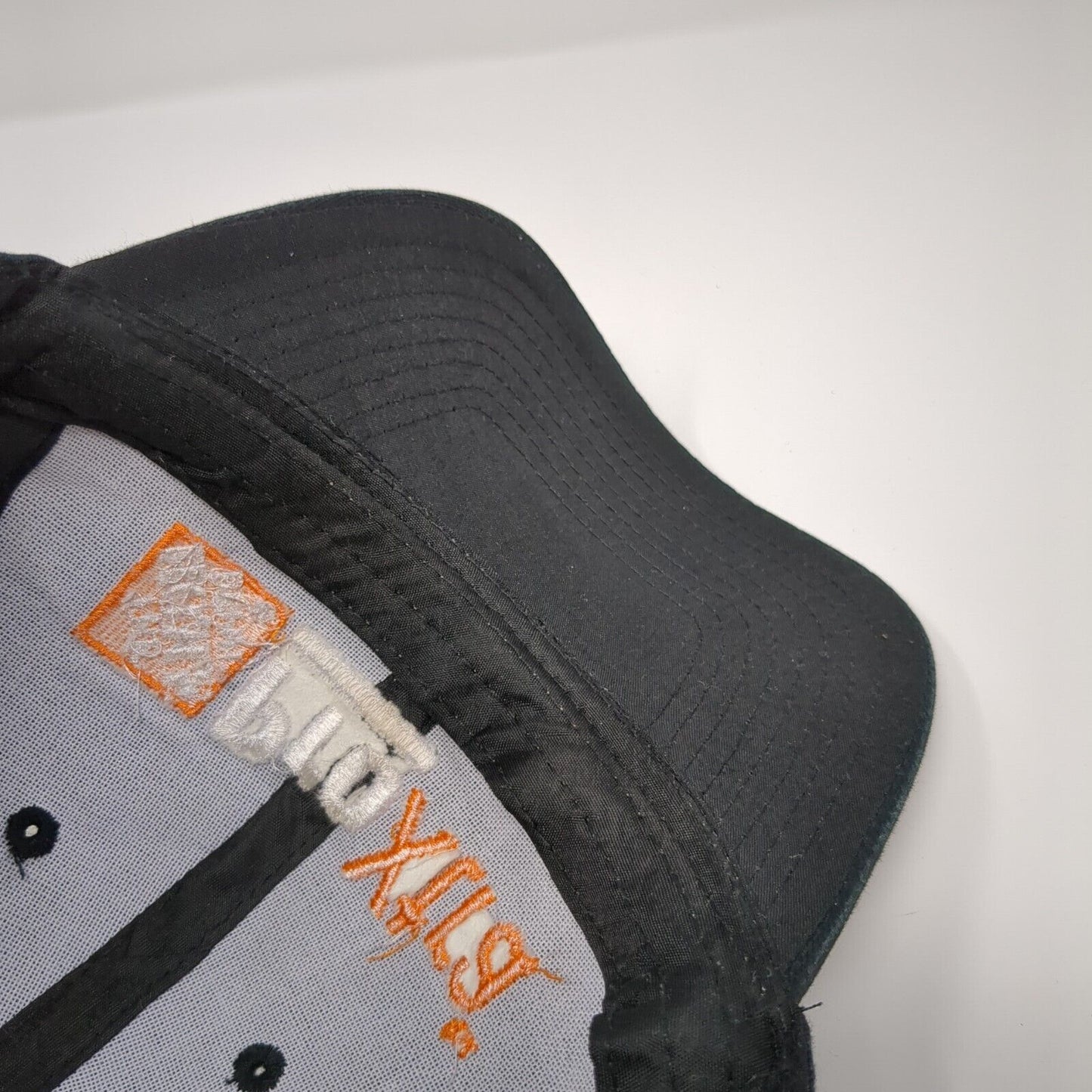 The Home Depot Pro Xtra Strapback Hat Black OSFA Embroidered Hit Wear