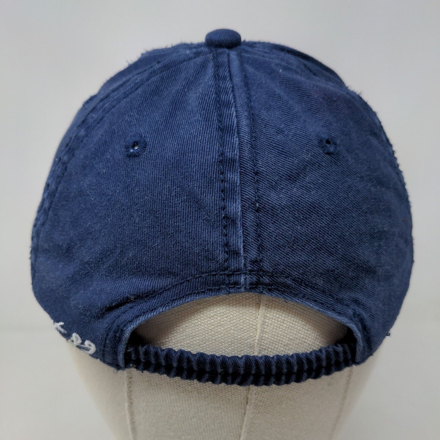 Place 1984 Boy's Stretchy Hat Blue Size L 2-4 Years Patch Crab Logo Cotton
