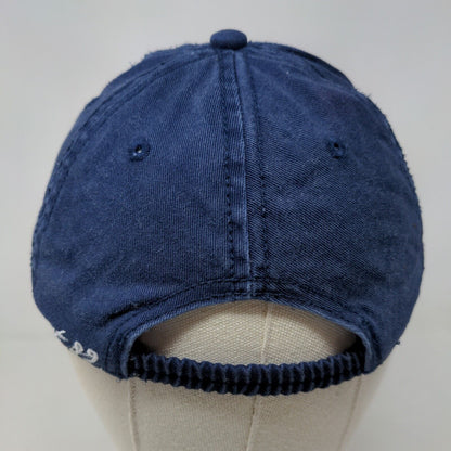 Place 1984 Boy's Stretchy Hat Blue Size L 2-4 Years Patch Crab Logo Cotton