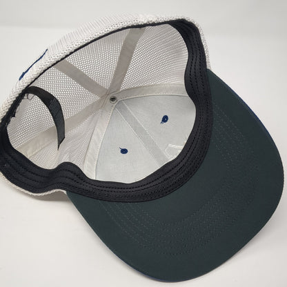 Wagstaff Crane Service Fitted Mesh Back Trucker Hat Blue Large Nike
