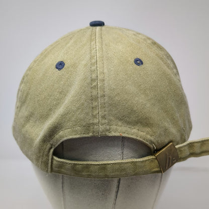 HC Baseball Cap Beige Blue One Size Loreto Baja Mexico Fishing Dorado Mahi Hat
