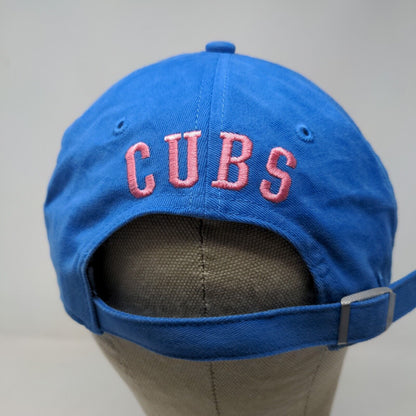 '47 Brand Women's Slideback Hat Blue Adjustable Embroidered Chicago Cubs Logo