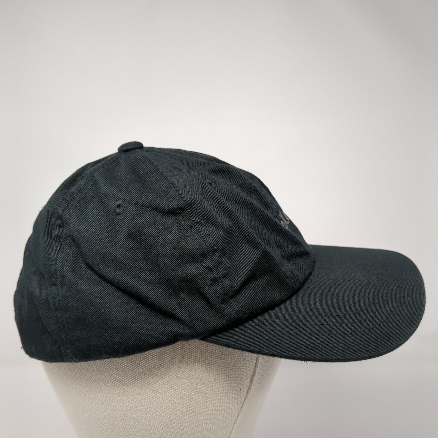 Hurley Aloha Snapback Hat Black One Size Embroidered Adjustable Yupoong