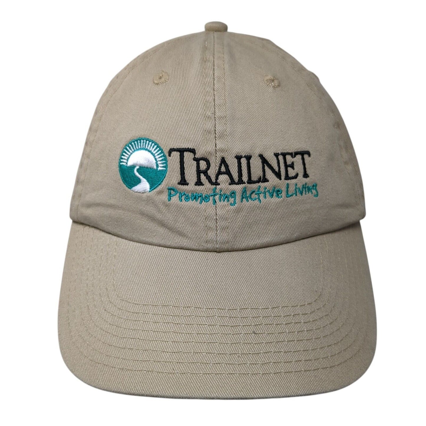Trailnet Promoting Active Living Slideback Hat Tan One Size Adjustable