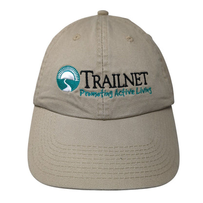 Trailnet Promoting Active Living Slideback Hat Tan One Size Adjustable