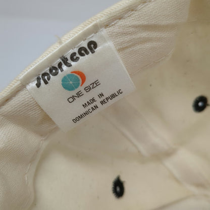 Sportcap Snapback Hat Beige One Size Born With An Attitude Two Tone Black Red