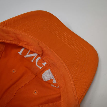 ING Lion Logo Baseball Cap Orange One Size Strapback Cotton Adjustable Hat