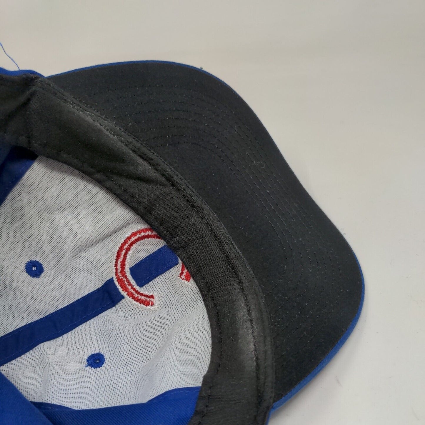 Chicago Cubs Strapback Hat Blue OSFM Embroidered Logo MLB Adjustable