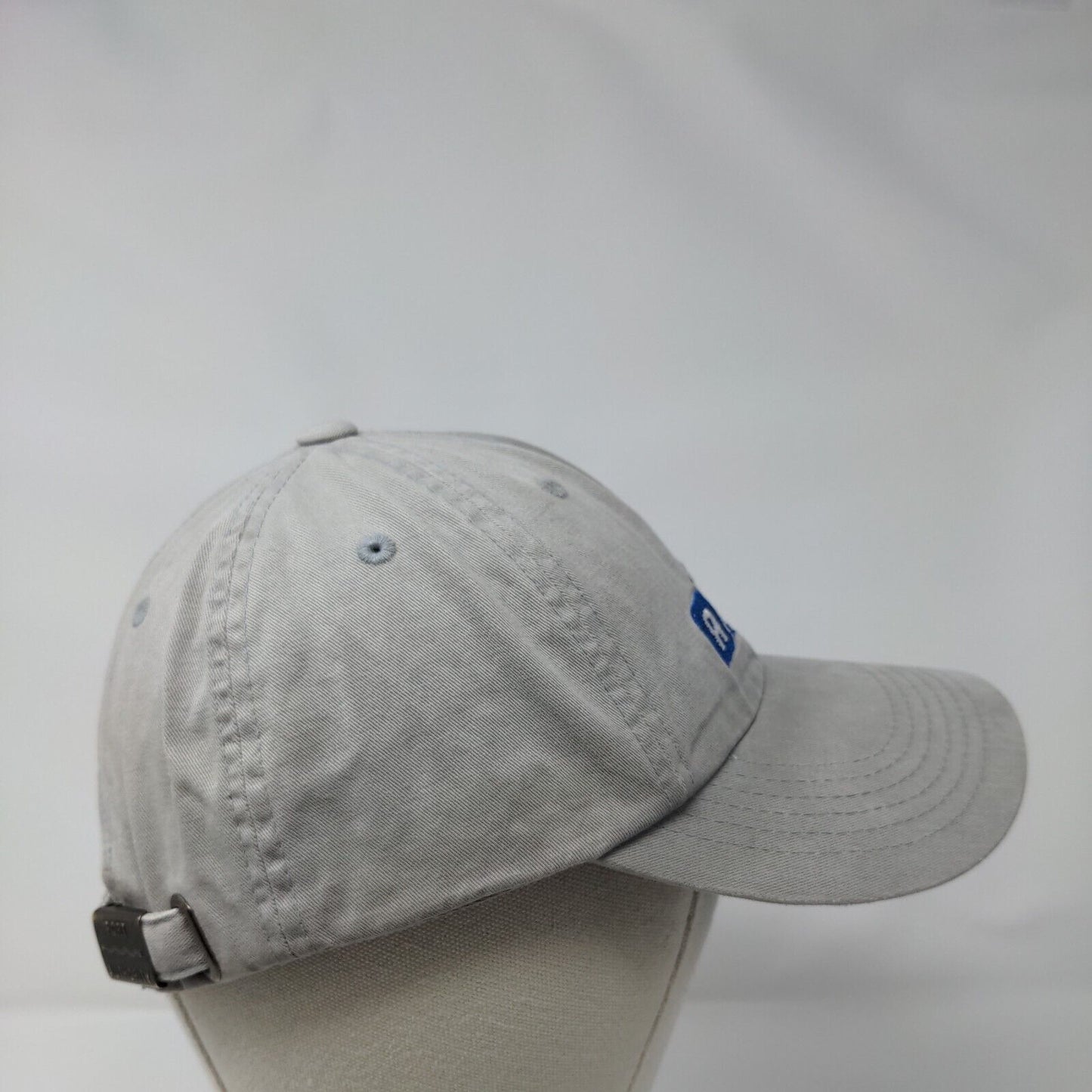 AHBL Slideback Hat Gray One Size Adjustable Embroidered Port Authority Cotton