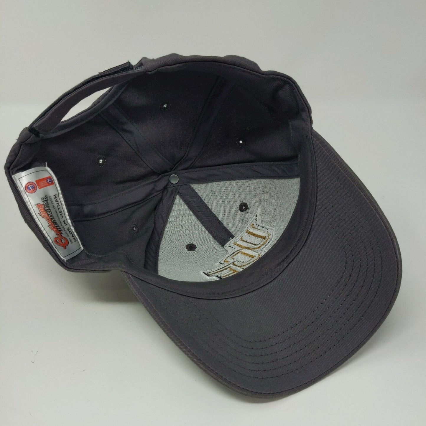 UCF Knights Strapback Hat Gray OSFA Embroidered Logo NCAA Adjustable