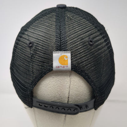 Carhartt Trucker Hat Black L Mesh Back Bleached Snapback Embroidered hat