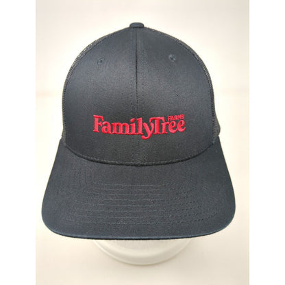 Family Tree Farms Snapback Trucker Hat Black OSFA Mesh Back The Classics Yupoong