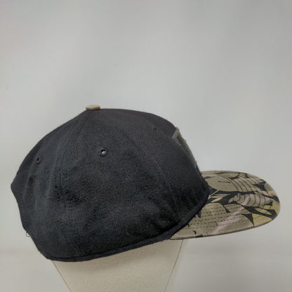 Tampa Bay Rays Snapback Hat Floral Pattern Black OS Embroidered '47 Brand MLB