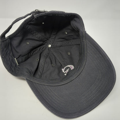 Letter CI Slideback Hat Gray M/L Adjustable Solid 6 Panel Richardson