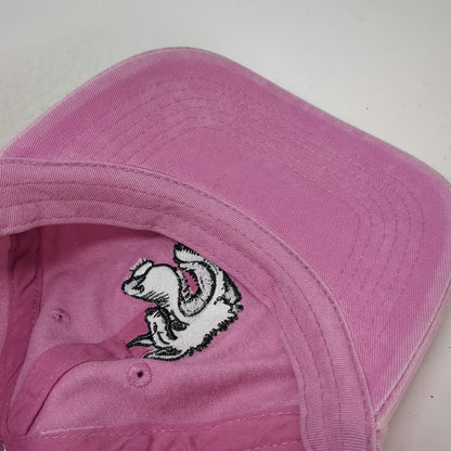 Buyers Products Company Pink One Size Baseball Cap Slideback Hat Wolf Mascot