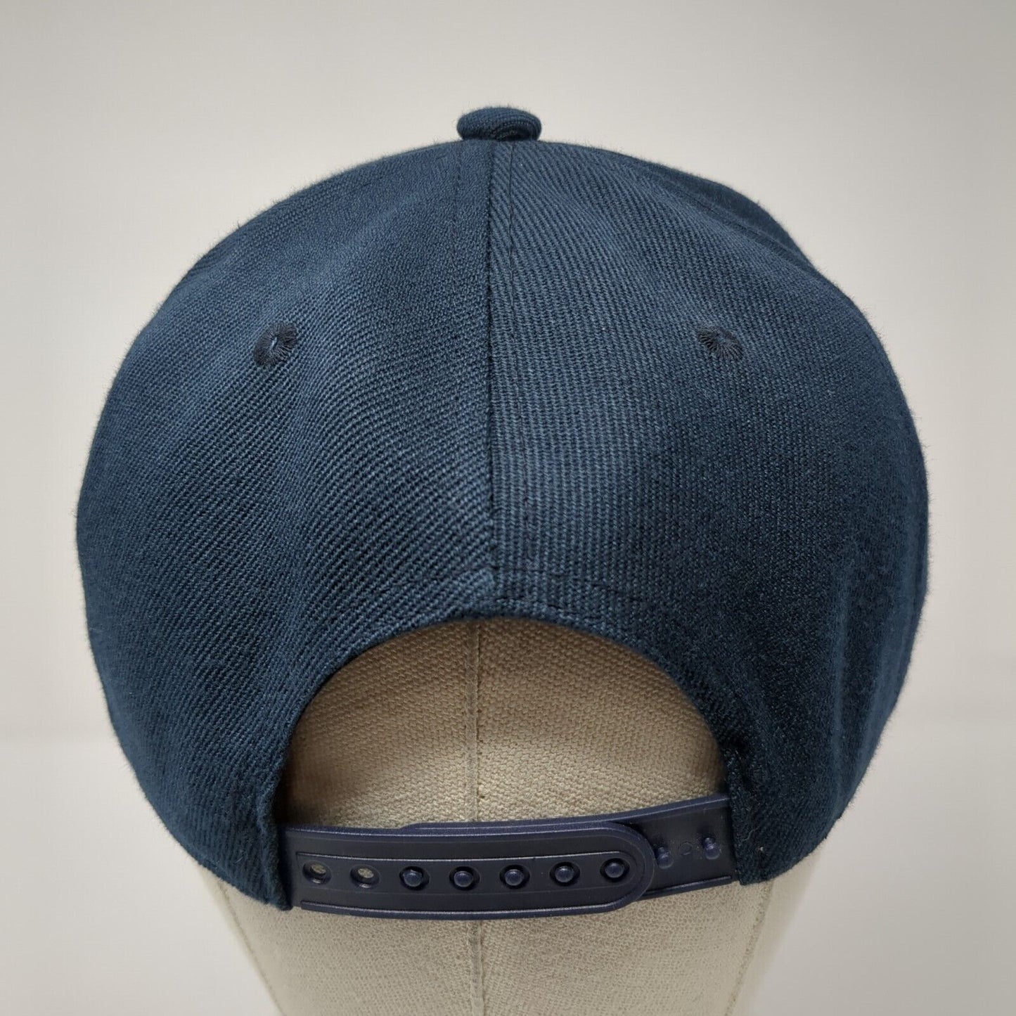 Piecemaker Snapback Hat Blue One Size Adjustable Embroidered 6 Panel