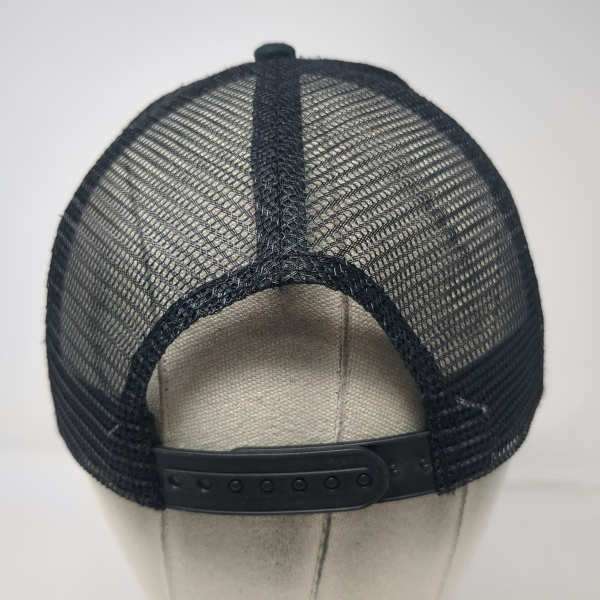 HIT Promo Trucker Hat Black One Size DirecTV Tonal Logo Mesh Snapback Cap