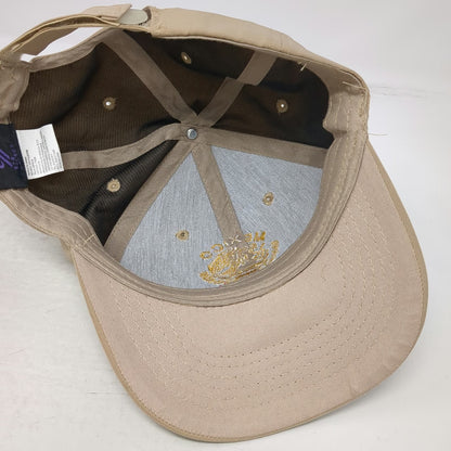 STB Select Baseball Cap Beige One Size Mexico Eagle Flag Strapback Polyester Hat