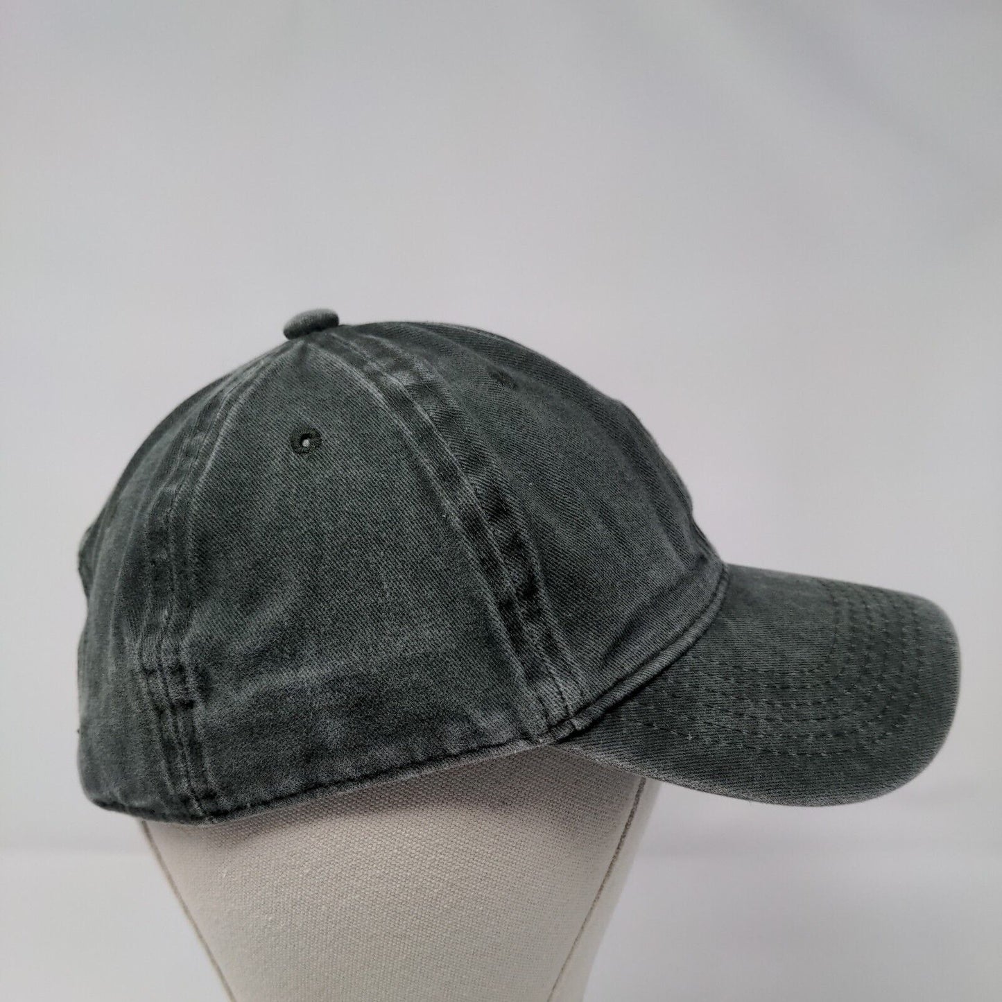 Unbranded Slideback Hat Green OSFA Adjustable Blank Solid 6 Panel