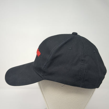 AutoZone Strapback Hat Black One Size Adjustable Embroidered 6 Panel