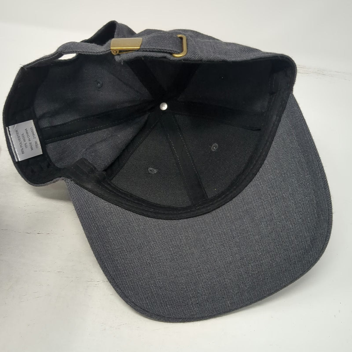 Platt Electrical Supply Gray Baseball Cap One Size Adjustable Metal Logo Hat