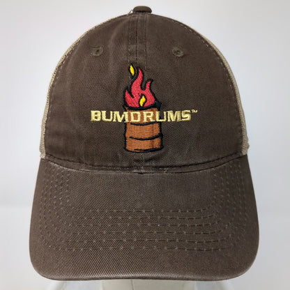 Outdoor Cap Bumdrums Baseball Cap Brown One Size Mesh Back Strapback Hat Flame