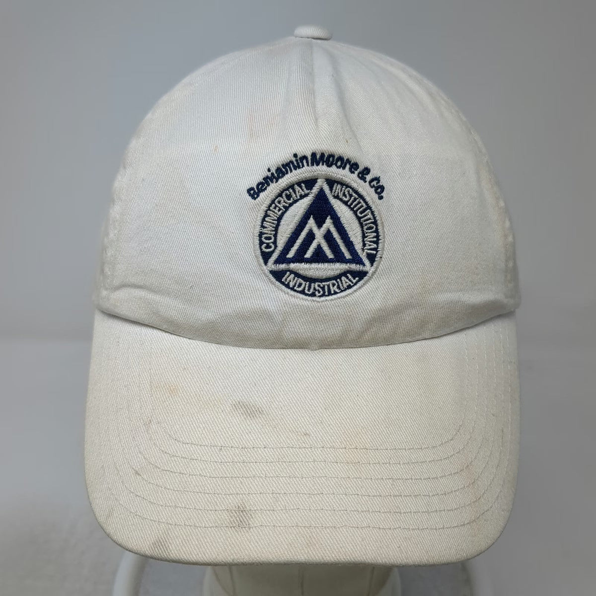 Benjamin Moore 5 Panel Beige Hat One Size Snapback Cotton Industrial Commercial