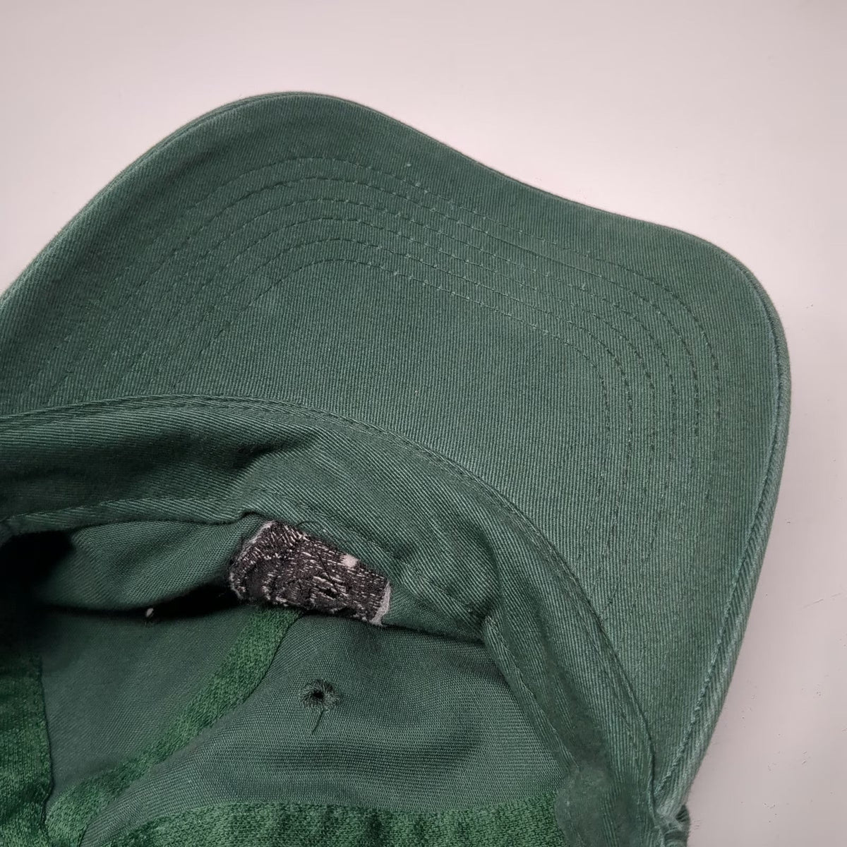 WWF Panda Logo Green Baseball Cap One Size Adjustable Slideback Cotton Hat Eco