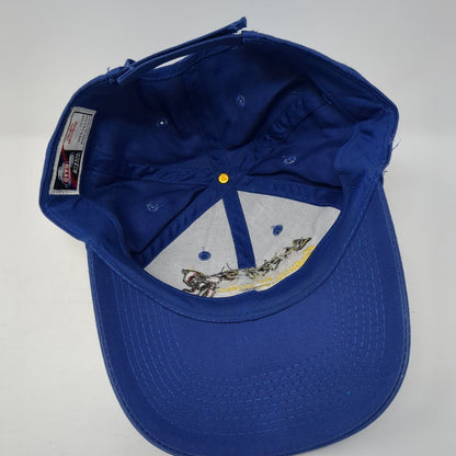 Larry's French Market Strapback Hat Blue One Size Adjustable Otto