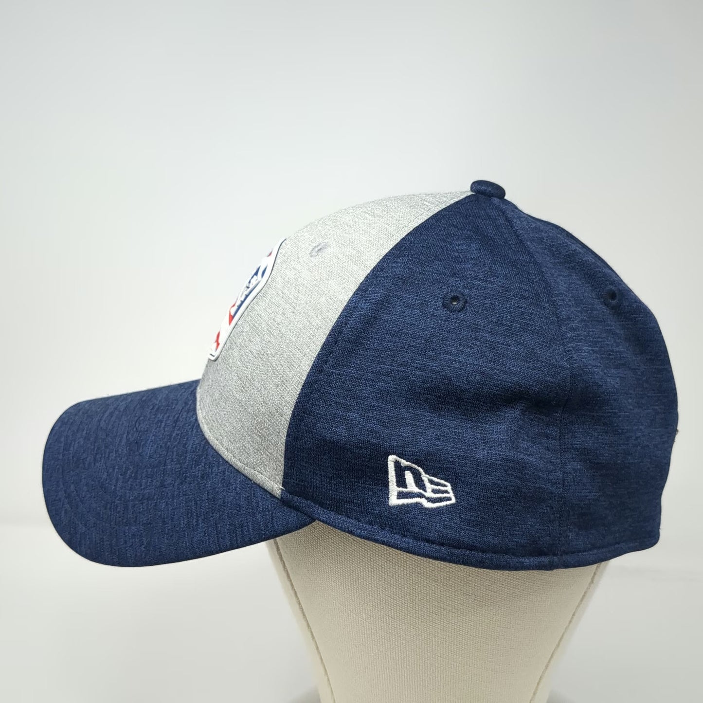 New England Patriots NFL New Era Cap Hat Blue XL 39THIRTY Stretch Fit Logo Patch