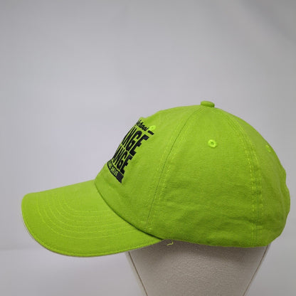 Lowell School Spare Change Drive Strapback Hat Green OSFA Embroidered