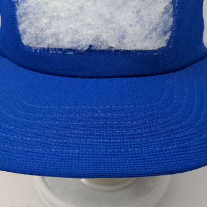 Rising Star Cap Co. Snapback Trucker Hat Blue Large Adjustable Mesh Back