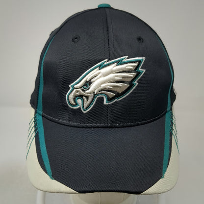 Reebok Philadelphia Eagles NFL Black M Cap Onfield Embroidered Logo Hat Stretch