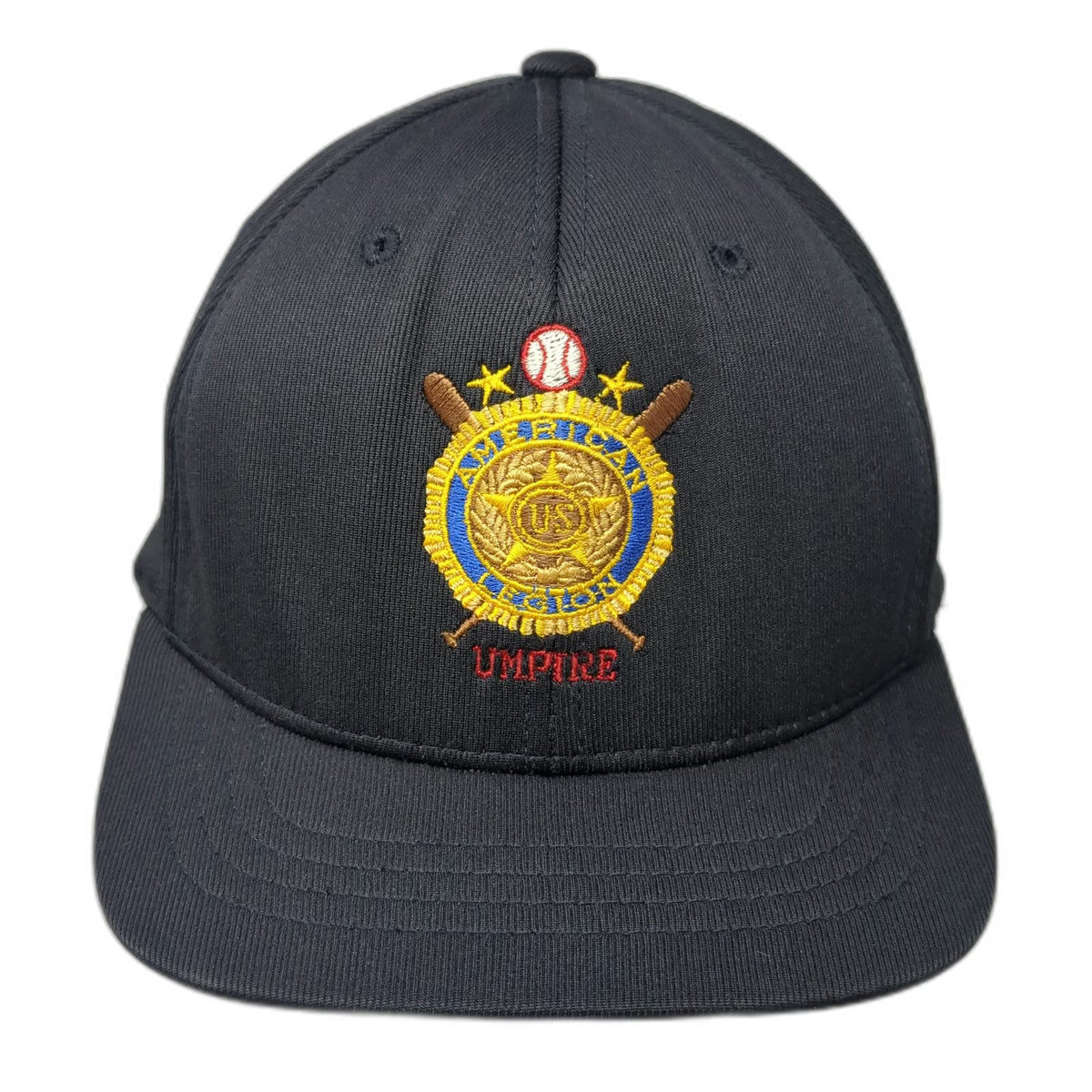 Richardson Baseball Cap Black One Size American Legion Umpire Fitted Hat