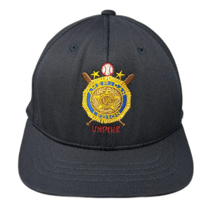 Richardson Baseball Cap Black One Size American Legion Umpire Fitted Hat
