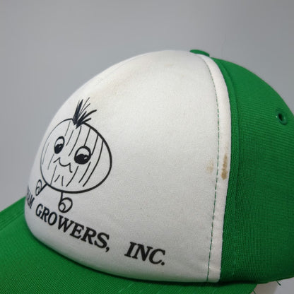 Sportsland Caps Trucker Hat Green One Size Feltham Growers Inc Onion Mascot