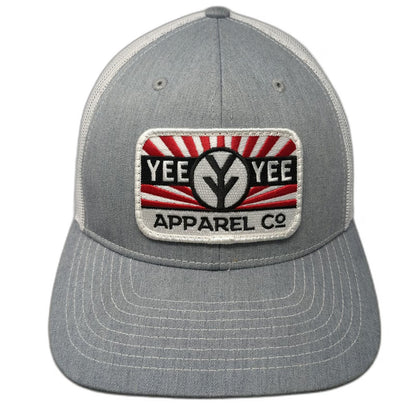 Richardson Trucker Hat Gray One Size Yee Yee Apparel Co Mesh Back Snapback Patch