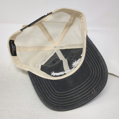Cap America Trucker Hat Gray One Size Abington Bank Mesh Snapback Distressed