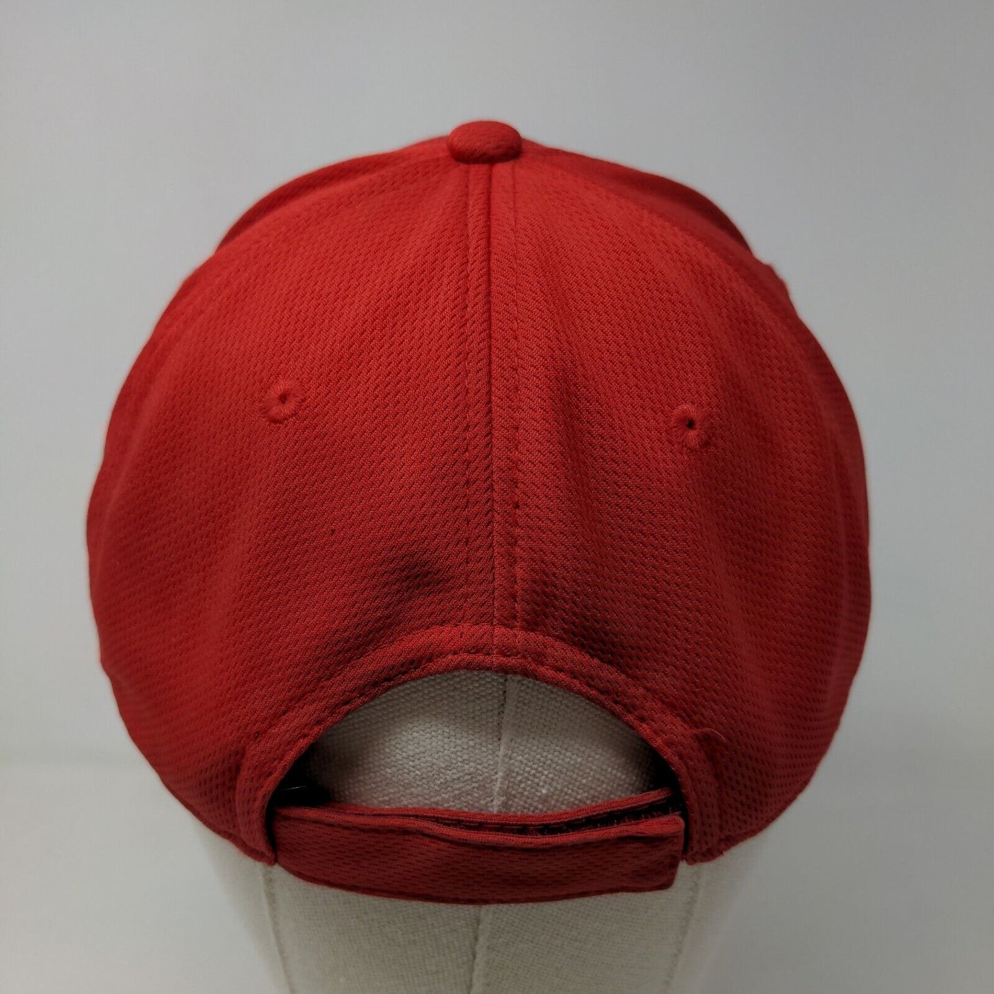 OC Sports Men's Strapback Hat Red Size OSFM Embroidered Cincinnati Reds Logo