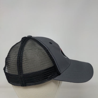BPA Baseball Snapback Mesh Back Trucker Hat Gray One Size Colorblock