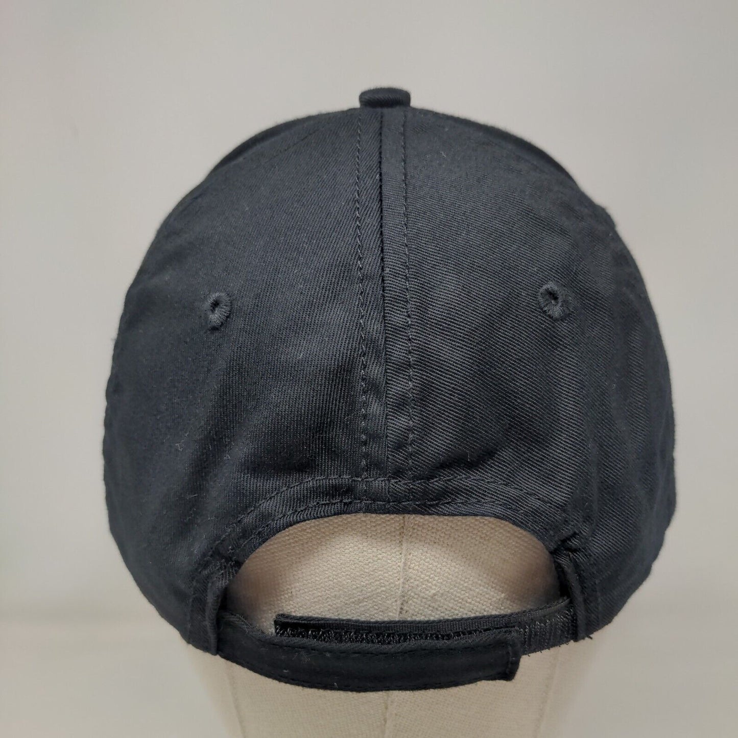 Whole Foods Market Patch Strapback Hat Black OSFM Adjustable 6 Panel
