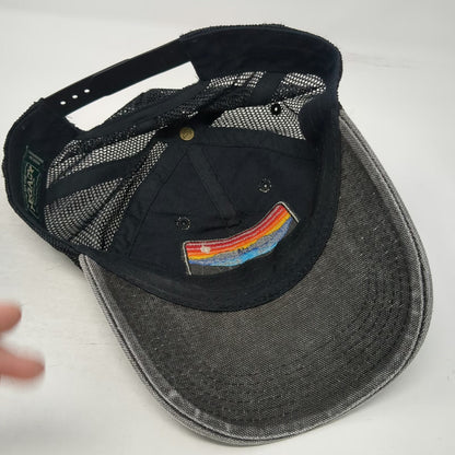 Legacy Trucker Hat Gray One Size Maine Sunset Mountain Mesh Snapback Adjustable