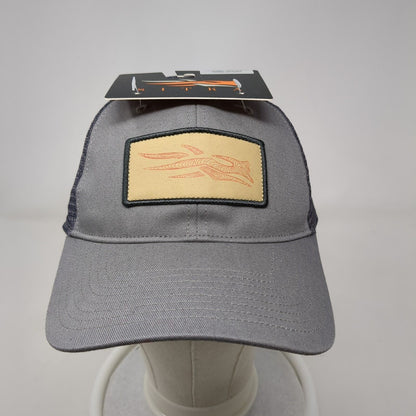 Sitka Gear Topo Logo Patch Trucker Hat Gray OSFA Mesh Back W/Tags
