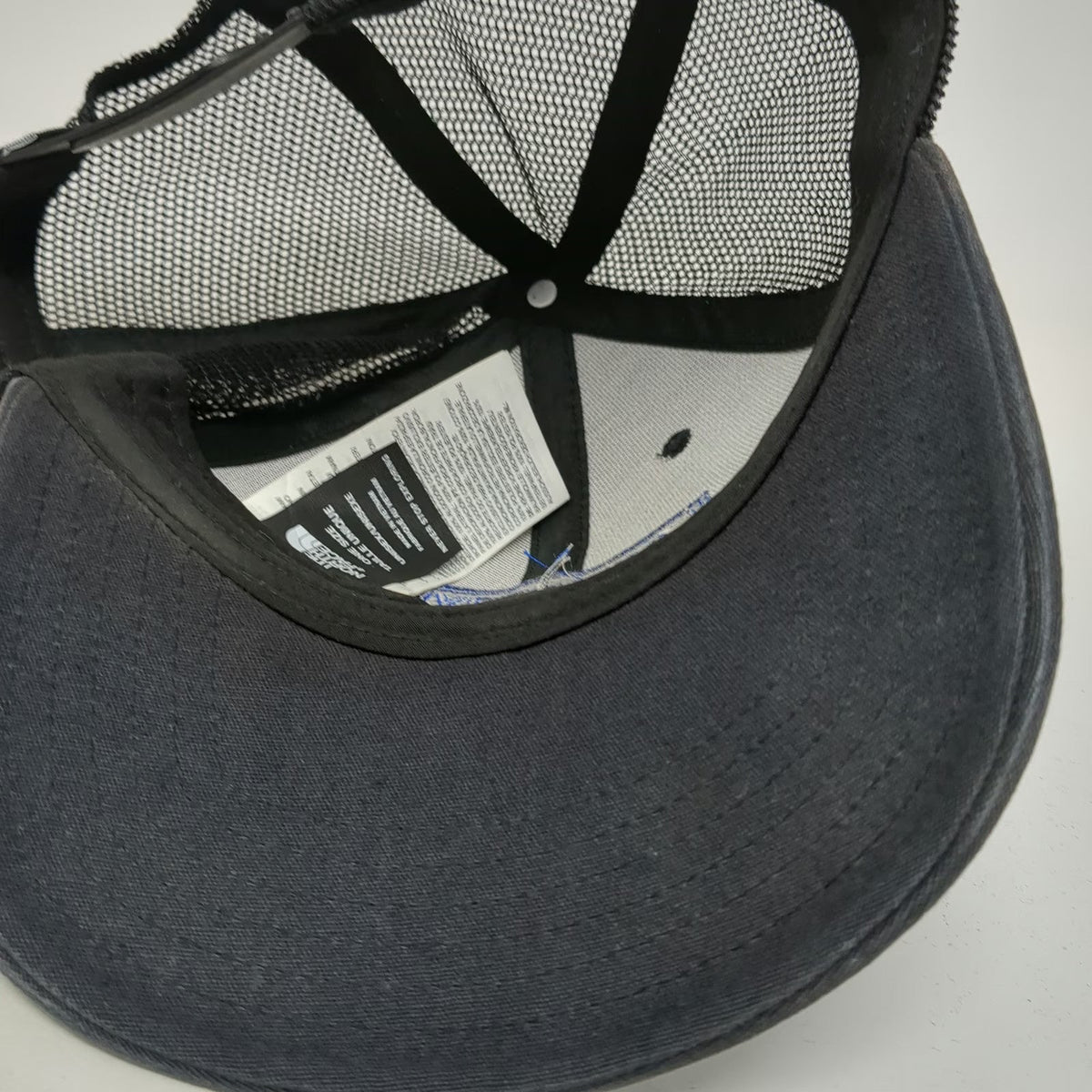 The North Face Trucker Hat Gray One Size Mesh Ash Grove CRH Company Snapback