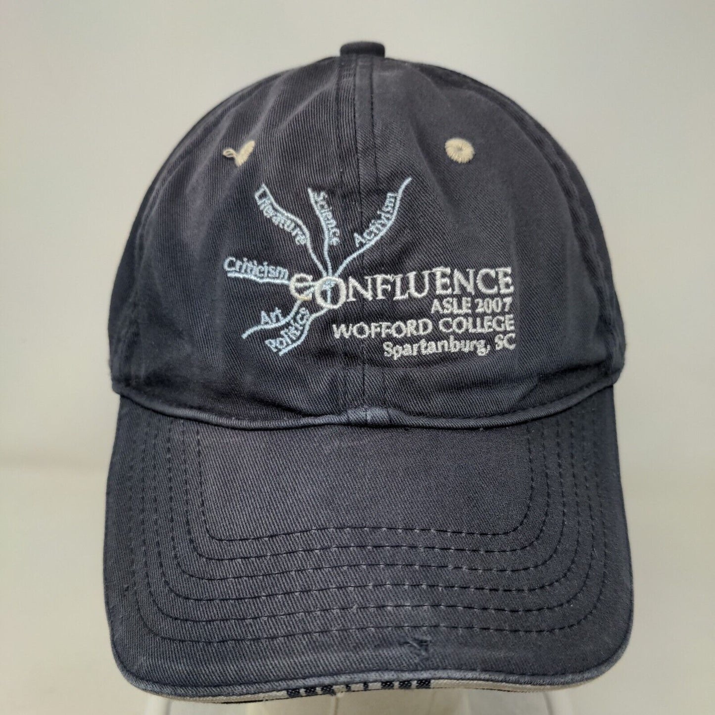 Confluence Asle 2007 Wofford College Slideback Hat Blue One Size Page & Tuttle
