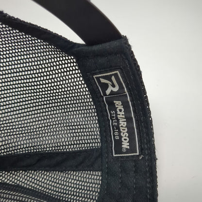 Richardson Trucker Hat Gray One Size Mesh Snapback Flat Brim Arborwear Logo